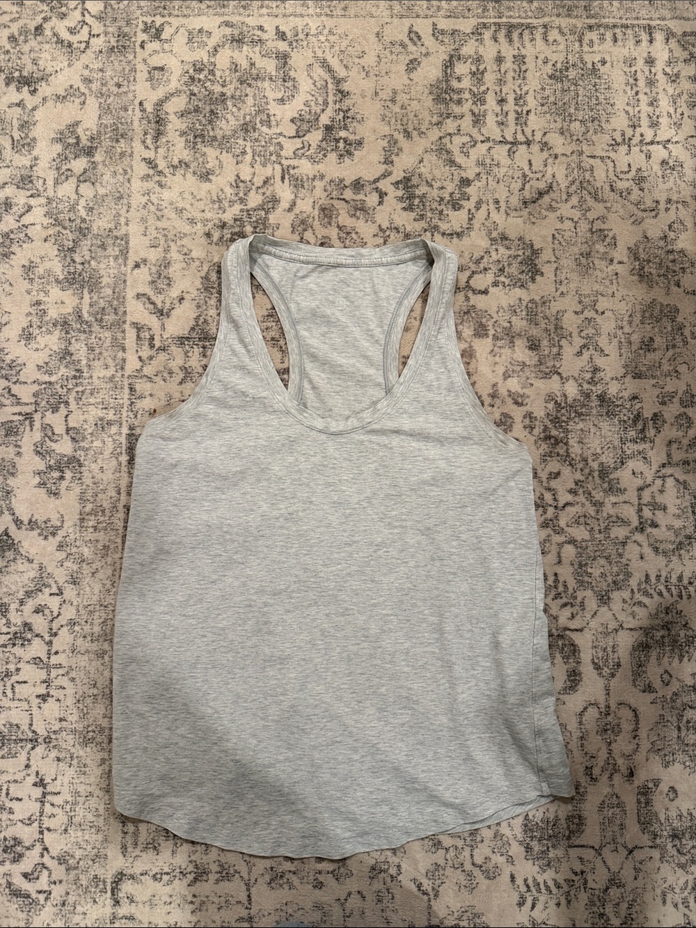 lululemon athletica Light Gray Racerback Tank